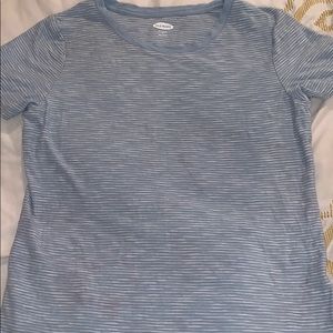 Cute blue with white stripes T-Shirt ❤️